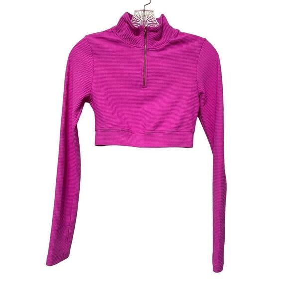 YEAR OF OURS Eva Thermal Cropped Long Sleeve Top S - Picture 2 of 8